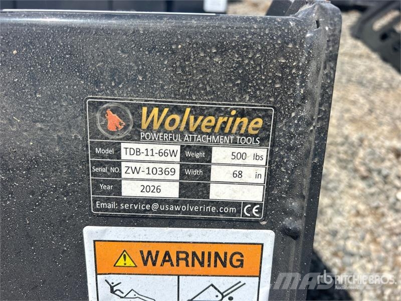 Wolverine TDB-11-66W 66 in Skid Steer Bucket (Unus Godet