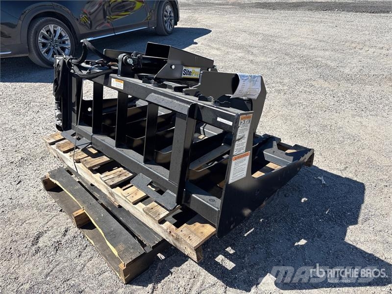 Worksaver ETG-5 60 in 60" grapple bucket Skid Steer Grapple Grabulje
