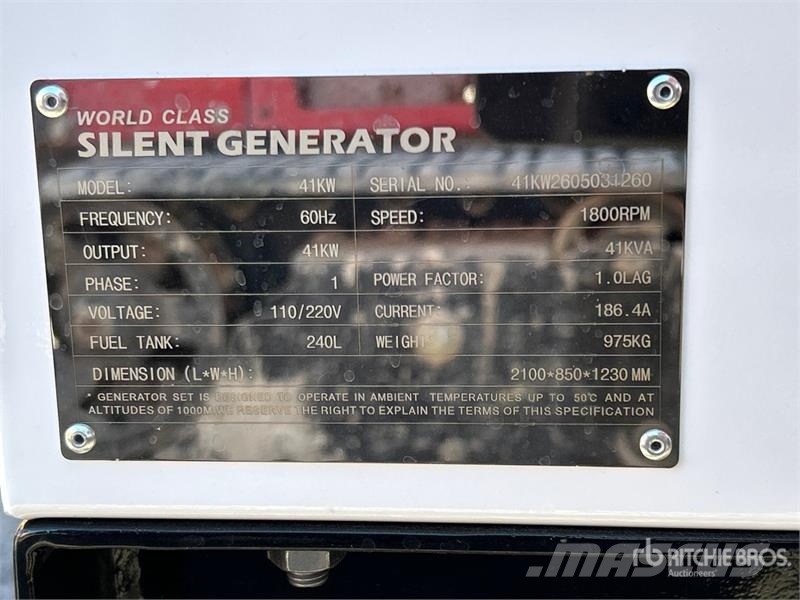 World Class 41KW 41 kW Skid-Mounted Generator Set Generatori diesel
