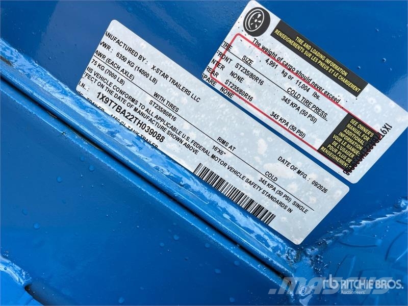 X-STAR 1450GL T/A Fuel Trailer (Unused) Прицепы-цистерны