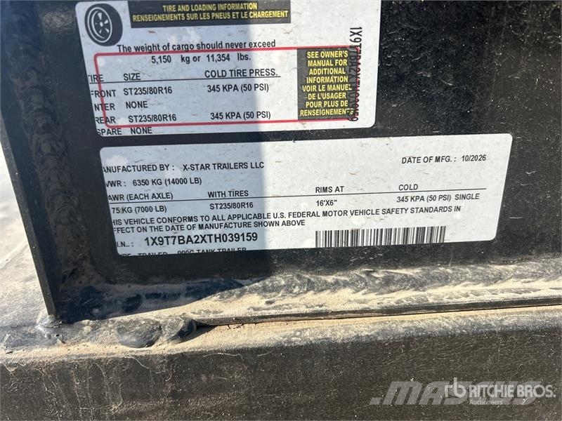  X-STAR T/A 990 gal Fuel Trailer (Unused) مقطورات ذات صهاريج