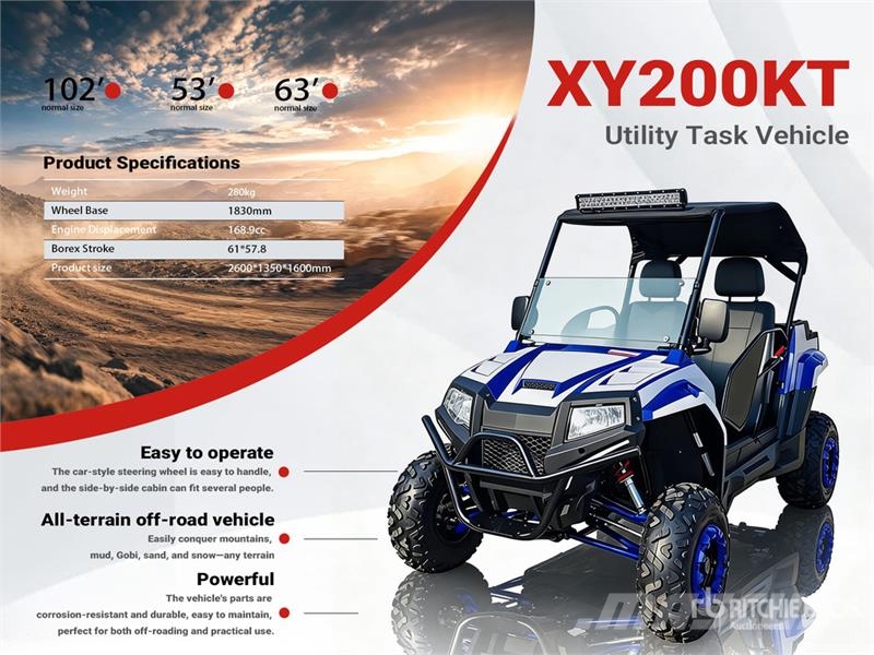 XY200KT-BLUE Utility Vehicle (Unused) Haszongépek