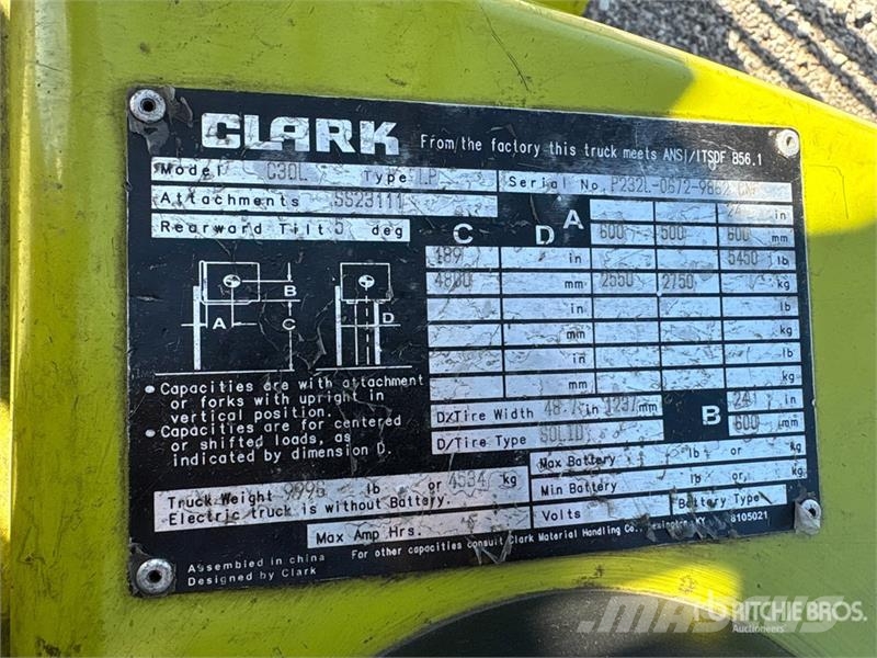 Yale 5450 lb Cushion Tire Forklift フォークリフト - その他