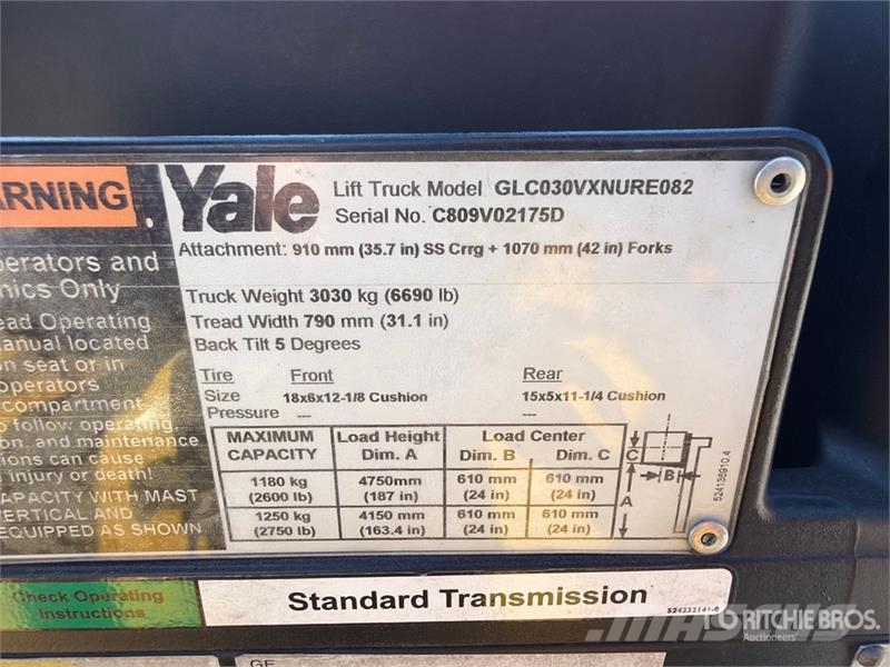 Yale GC 2750 lb Forklift Andere Gabelstapler
