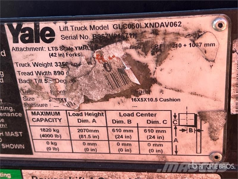 Yale GC040LX 4000 lb Forklift شاحنات ذات رافعات شوكية - أخرى
