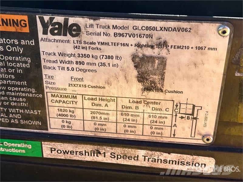 Yale GC040LX 4000 lb Forklift شاحنات ذات رافعات شوكية - أخرى