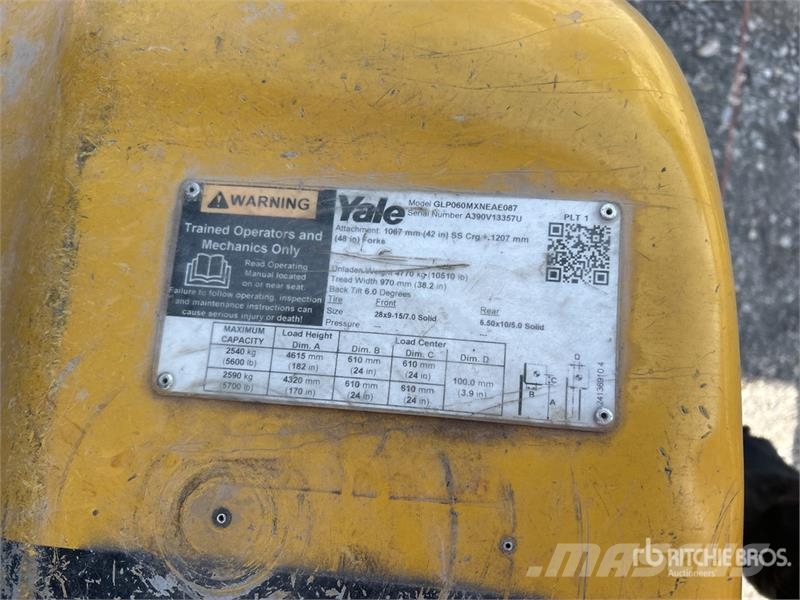 Yale GP060MX 5700 lb Pneumatic Tire Forklift Andere Gabelstapler