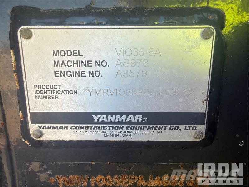 Yanmar ViO35-6A Minibagger < 7t