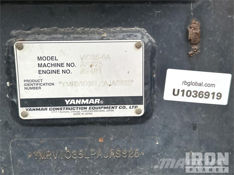 Yanmar ViO35-6A Miniescavadeiras < 7t (Mini escavadeiras)