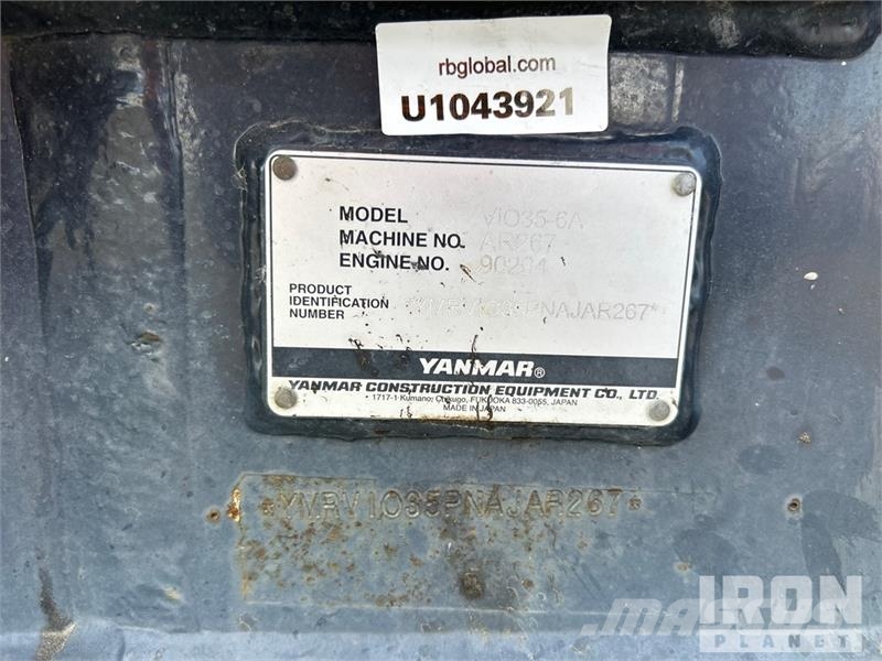 Yanmar ViO35-6A Mini bageri <7t