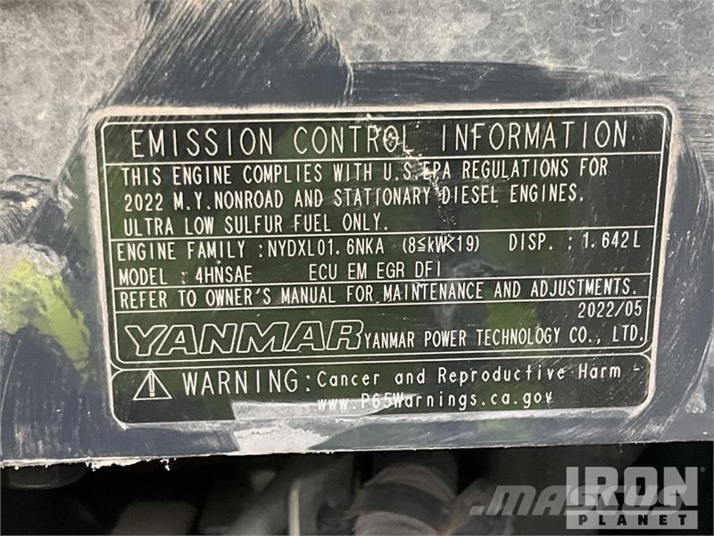 Yanmar ViO35-6A Mini bageri <7t