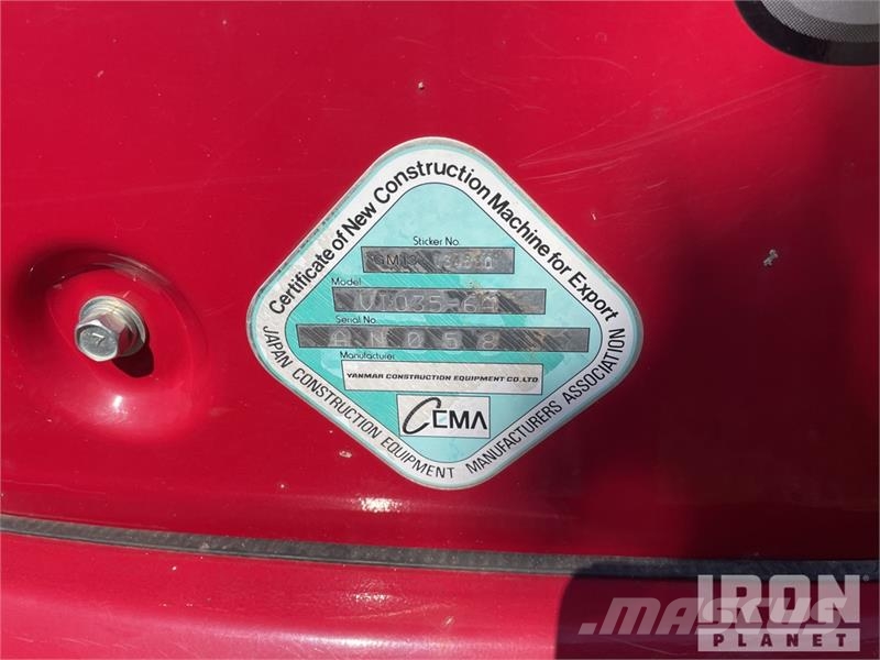 Yanmar ViO35-6A Minigravemaskiner
