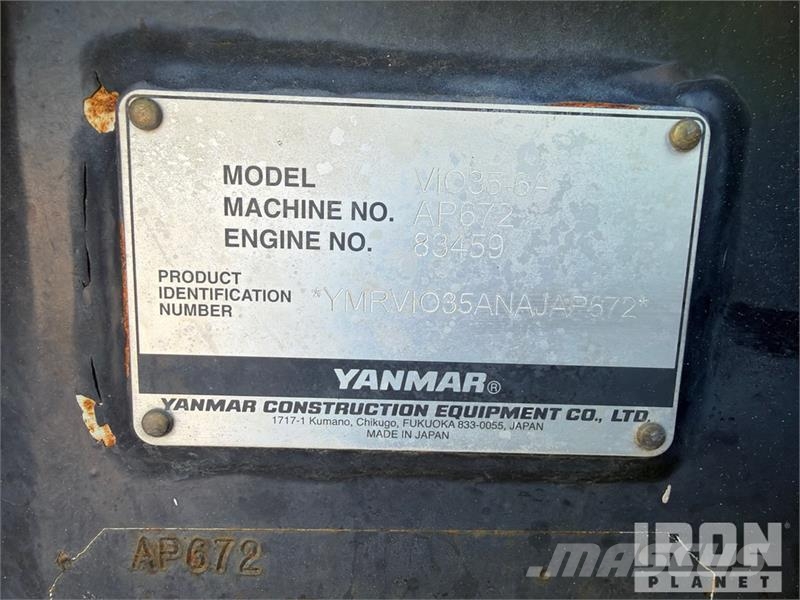 Yanmar ViO35-6A Minibagger < 7t