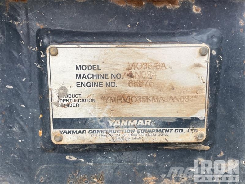 Yanmar ViO35-6A Mini kotrók < 7t