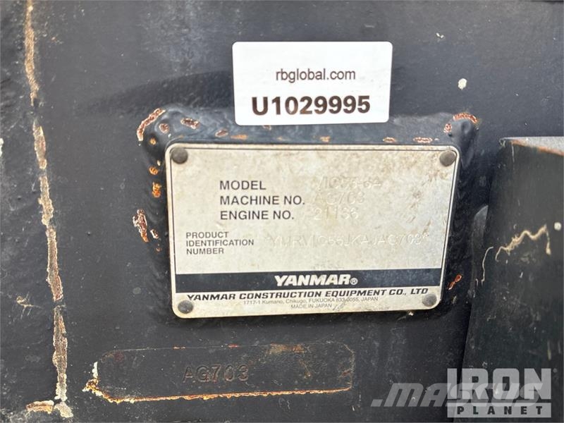 Yanmar ViO55-6A Mini Excavator Minigraafmachines < 7t