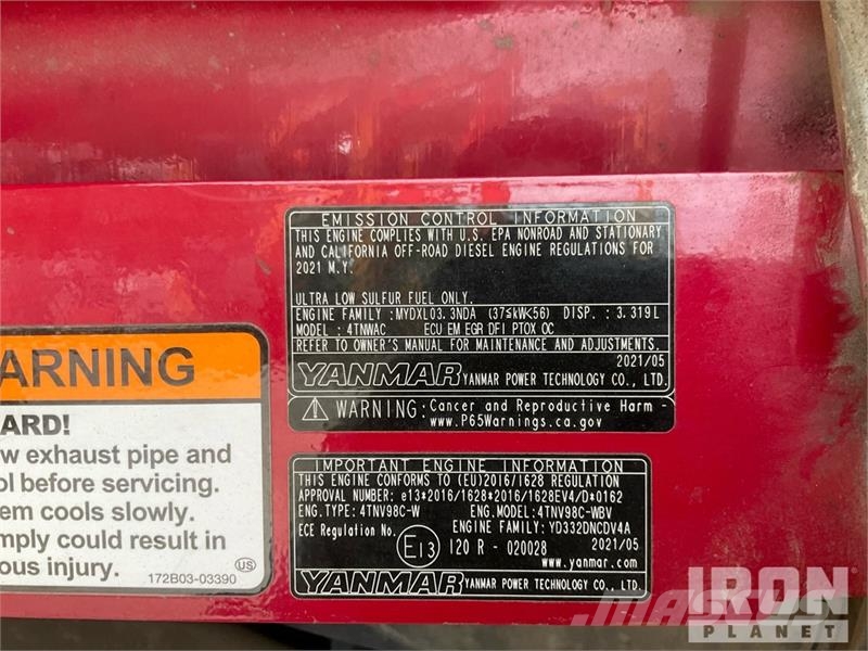 Yanmar VIO80-1A Tracked Excavator Crawler excavators
