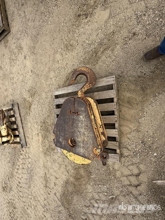  1 Sheave Hook Block Piezas y equipos para grúas