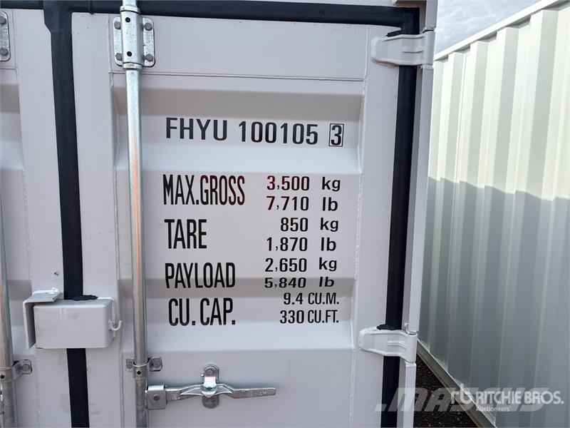 10 ft Multi-Door Open-Sided Storage Container Contenedores de almacenamiento