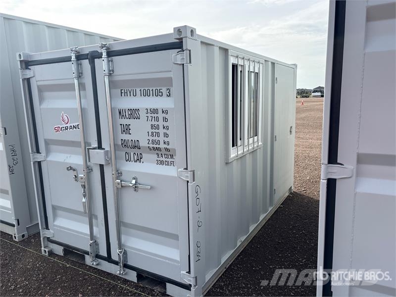 10 ft Multi-Door Open-Sided Storage Container Contenedores de almacenamiento