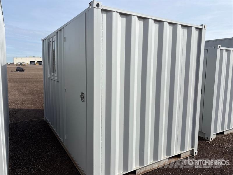 10 ft Multi-Door Open-Sided 11 ft Storage Containe Contenedores de almacenamiento