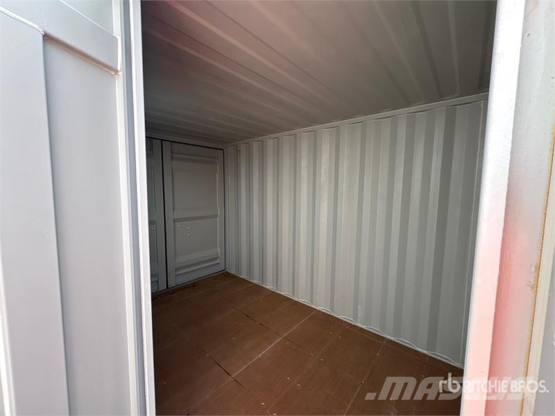 10 ft Multi-Door Open-Sided 11 ft Storage Containe Contenedores de almacenamiento