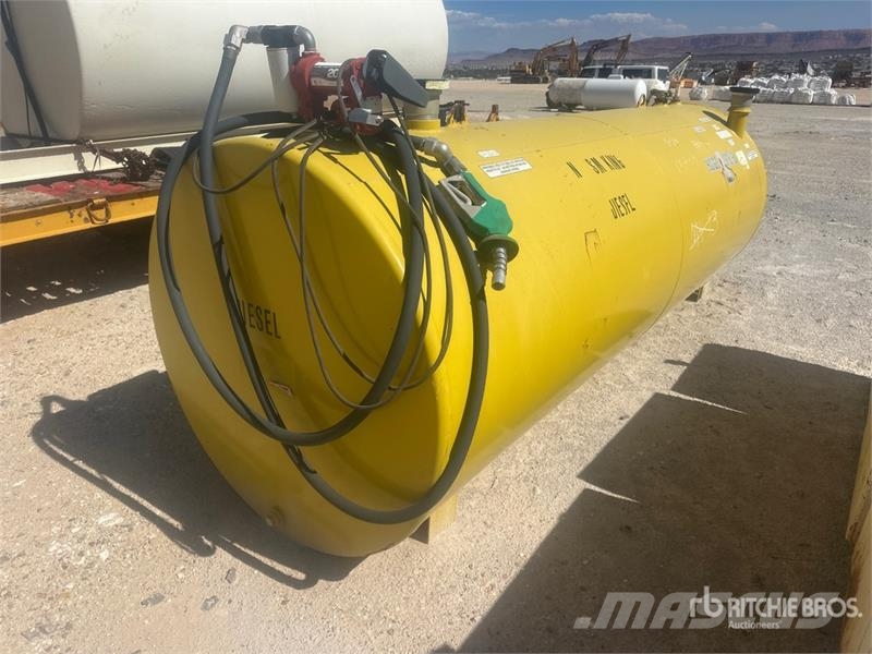 1000 gal Skid Mounted Steel Diesel gal on skid Fu Zbiorniki paliw i płynów eksploatacyjnych