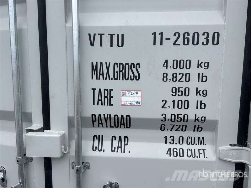 11 ft Standard Storage Container (Unused) 儲存用貨櫃