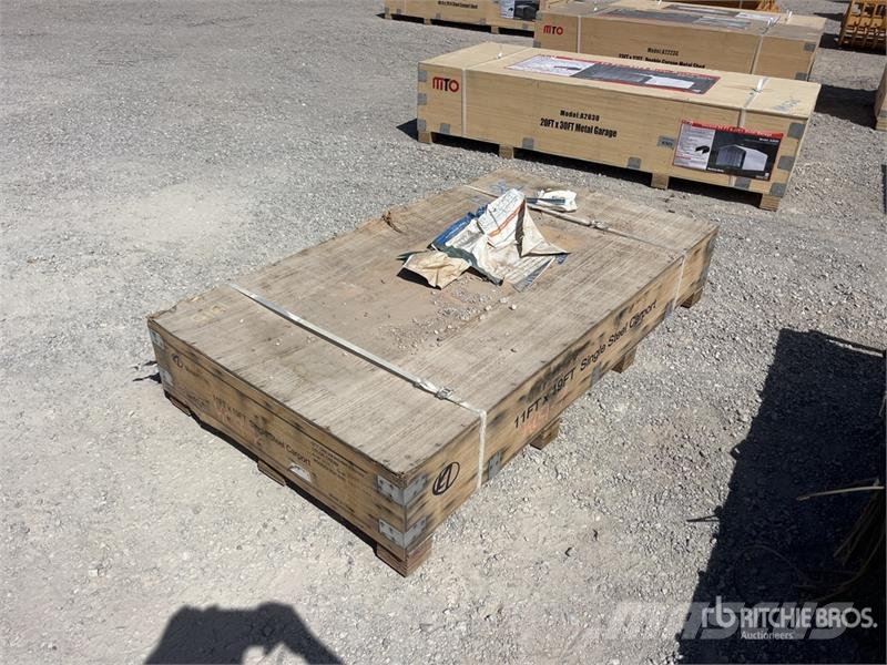 11 ft x 19 ft Carport Stahlrahmenaufbauten