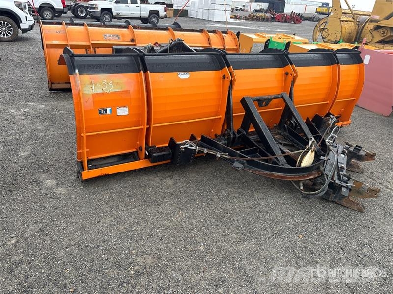  12 ft 2 Way Snow Plow - Fits Truck スノーブレードとプラウ
