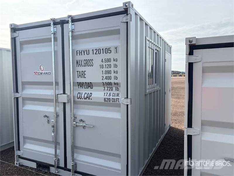 12 ft Multi-Door Open-Sided Storage Container Contenedores de almacenamiento