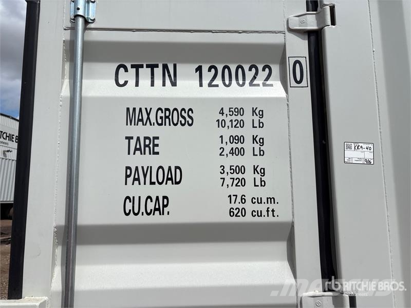  12 ft Storage Container (Unused) 儲存用貨櫃