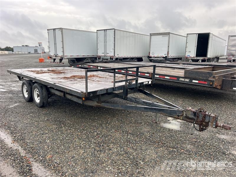  16 ft T/A Flatbed Trailer 平板式/側卸式拖車