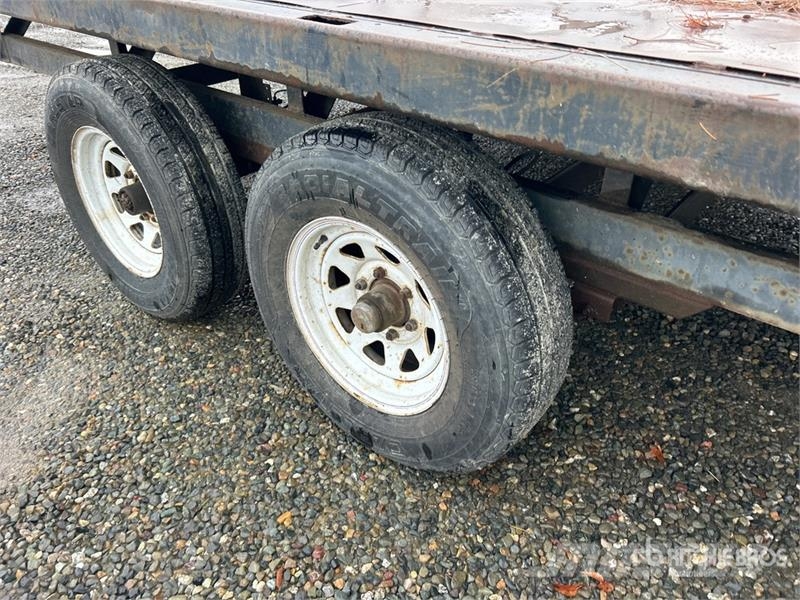  16 ft T/A Flatbed Trailer 平板式/側卸式拖車
