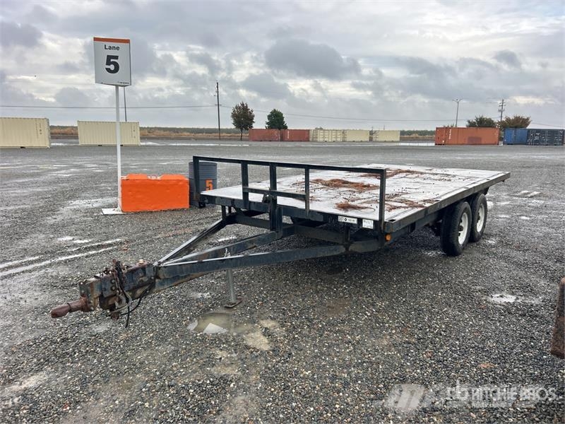  16 ft T/A Flatbed Trailer 平板式/側卸式拖車