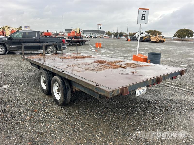  16 ft T/A Flatbed Trailer 平板式/側卸式拖車