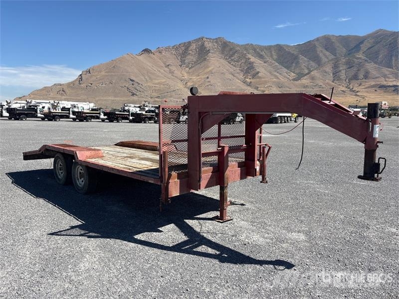 17 ft T/A Gooseneck Equipment Trailer Autotransportanhänger