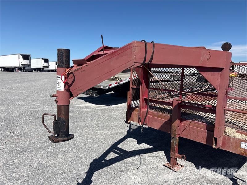 17 ft T/A Gooseneck Equipment Trailer Autotransportanhänger