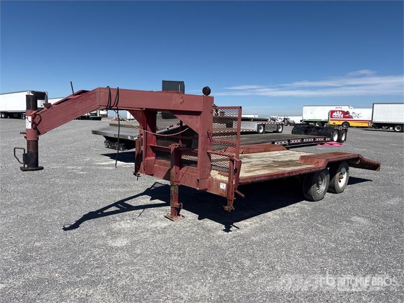 17 ft T/A Gooseneck Equipment Trailer Autotransportanhänger