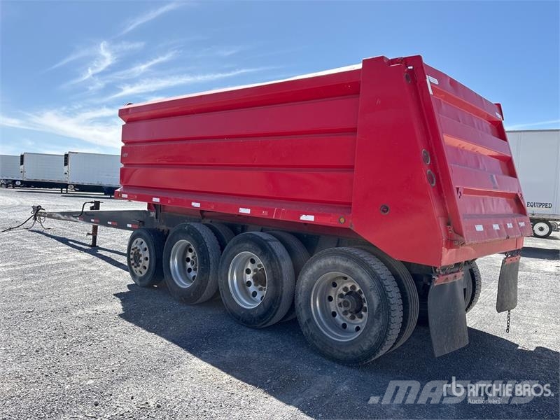  18 ft Tri/A Pup Dump Trailer Rimorchi ribaltabili