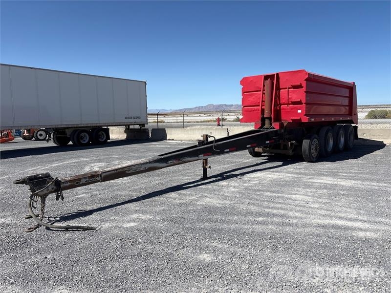  18 ft Tri/A Pup Dump Trailer Rimorchi ribaltabili