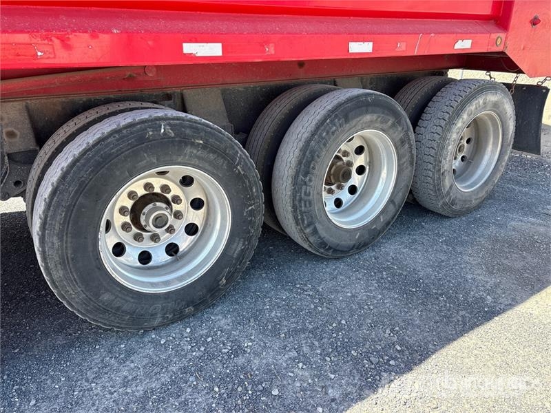  18 ft Tri/A Pup Dump Trailer Rimorchi ribaltabili