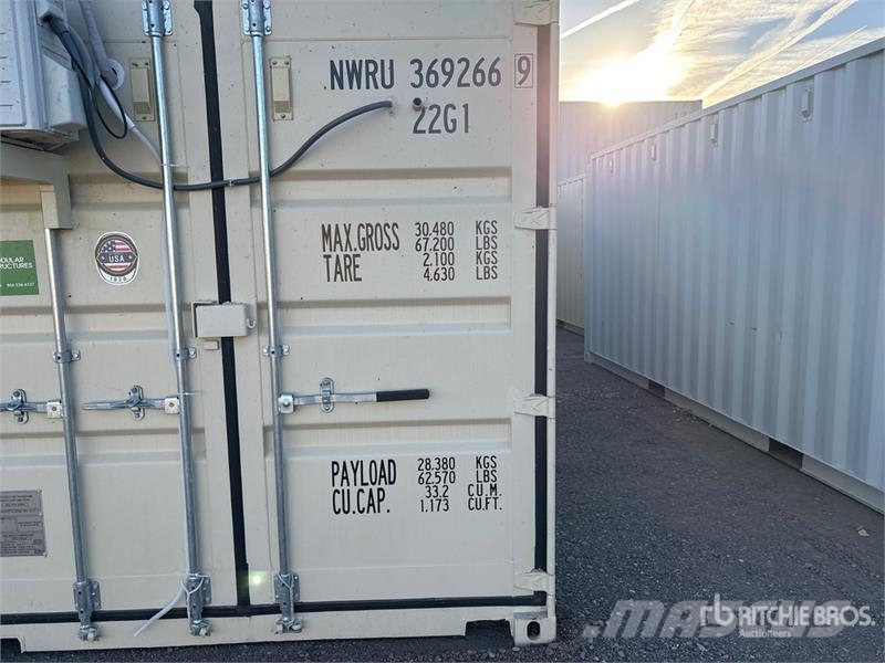 20 ft ft x 8 ft Skid-Mounted Storage Container St Kontenery magazynowe