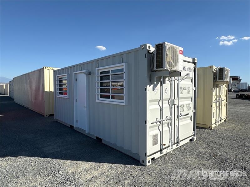  20 ft  ft x 8 ft Skid-Mounted Mobile Office Storag 儲存用貨櫃