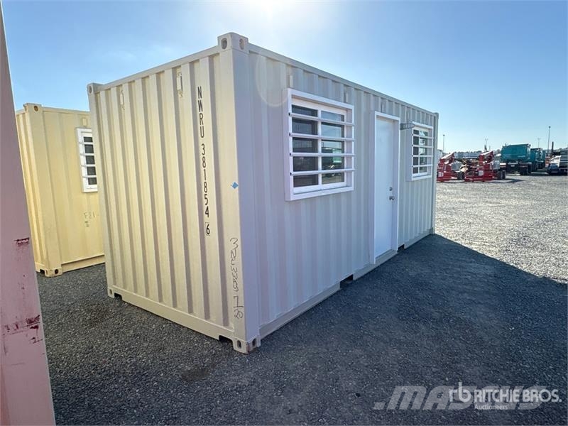  20 ft  ft x 8 ft Skid-Mounted Mobile Office Storag 儲存用貨櫃