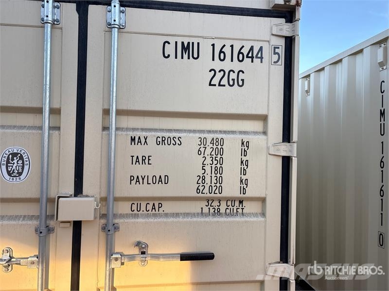 20 ft Multi-Door Storage Container Uzglabāšanas konteineri