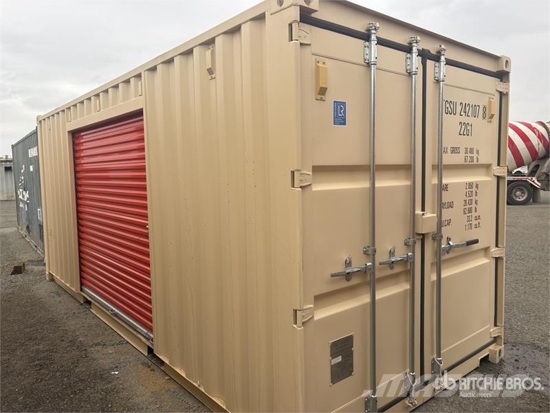 20 ft Roll Up Door Storage Container (Unused) Varastokontit