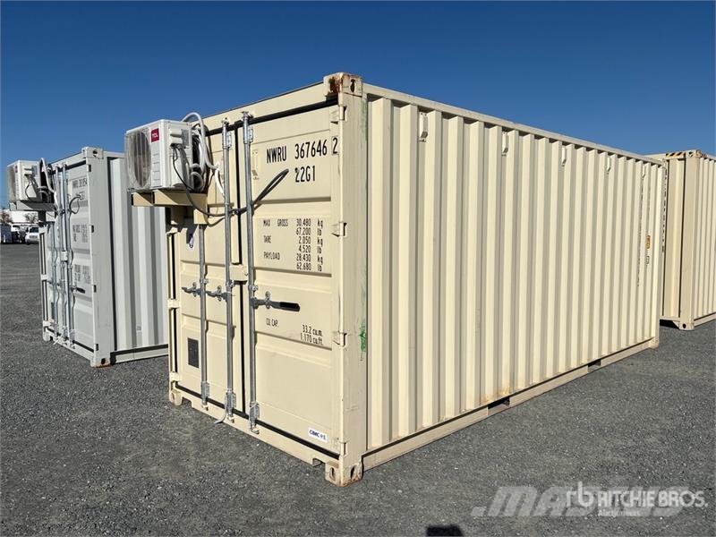 20 ft Skid-Mounted Mobile Office Storage Container Storage containers