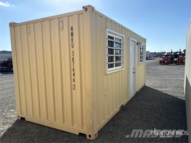 20 ft Skid-Mounted Mobile Office Storage Container Storage containers
