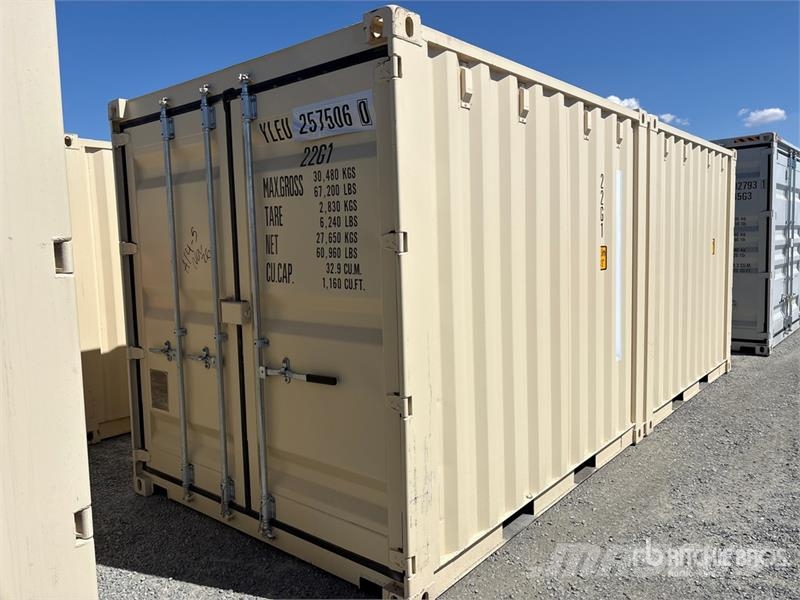 20 ft Standard Double-Ended Storage Container (Unu Lagercontainere