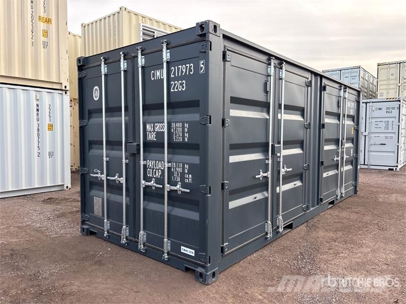 20 ft Standard Multi-Door Storage Container (Unuse Container per immagazzinare